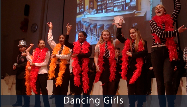 Dancing Girls photo from VoiceChoice project at BBA School Nottingham